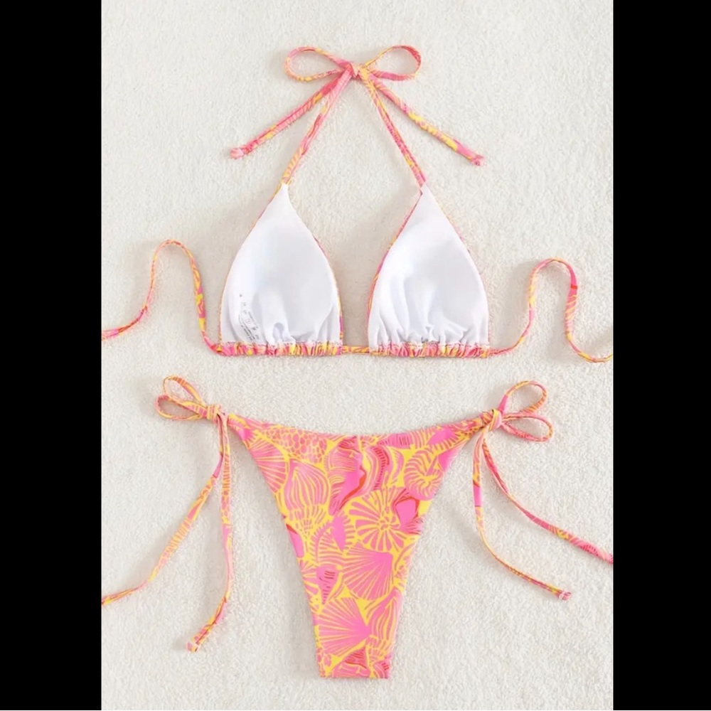 Melon, Shell, Bikini Set - Picture 3 of 7